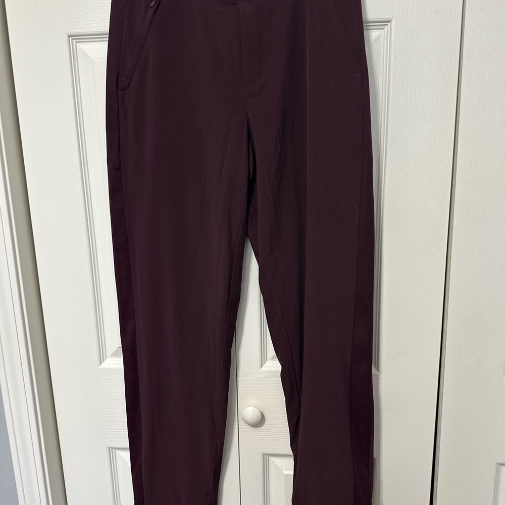 Athleta Burgundy Track Pants